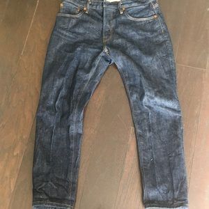 Gap 1969 raw jeans